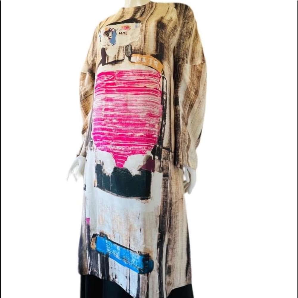 Designer Abstract Art to Wear Dress by Marni, 2019 Collection
